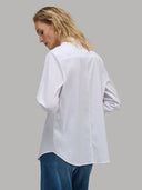 Shirt woman xacus solid colour poplin white_3