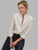 Shirt woman xacus solid colour twill beige_6