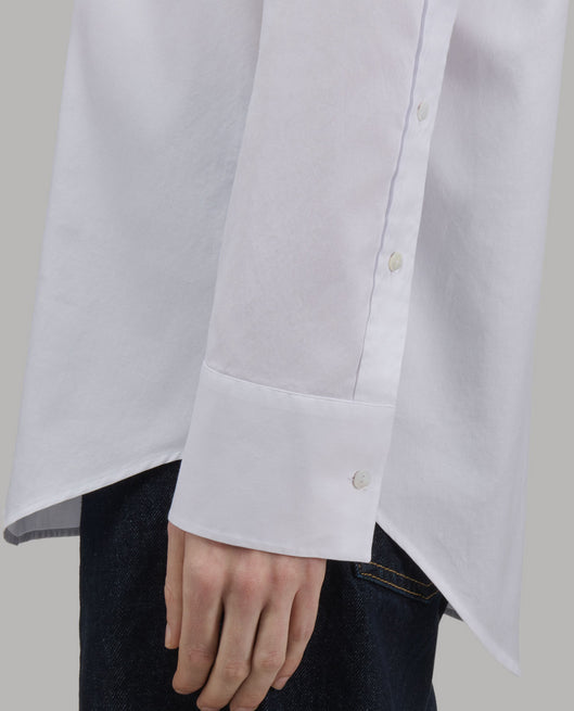 Shirt woman xacus solid colour oxford white_5