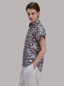 Shirt woman xacus pattern poplin multicolour_6