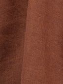 Pants woman xacus solid colour linen burnt umber_4