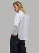 Blouse woman xacus solid colour poplin white_3