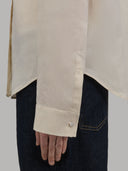 Shirt woman xacus solid colour linen beige_5