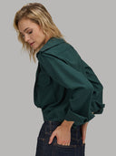 Shirt woman xacus solid colour twill teal_3