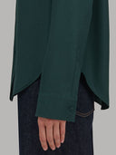 Shirt woman xacus solid colour twill teal_5