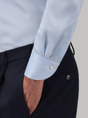 Shirt man xacus solid colour twill light blue_5