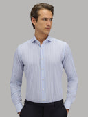 Shirt man xacus stripe textured light blue_3