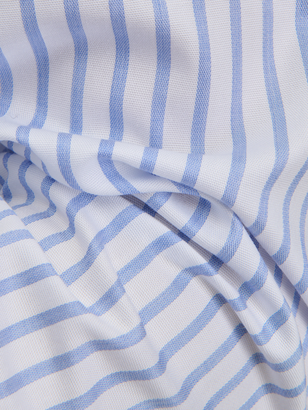 Shirt Collar Cutaway Stripe Textured Light Blue