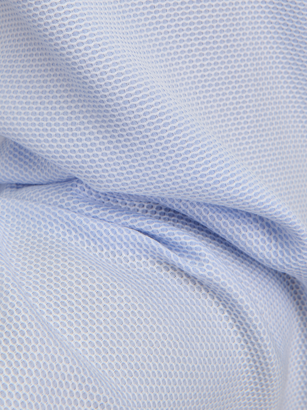 Shirt Collar Cutaway Pattern Textured Sky Blue