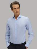 Shirt man xacus pattern textured light blue_3