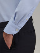 Shirt man xacus pattern textured light blue_5