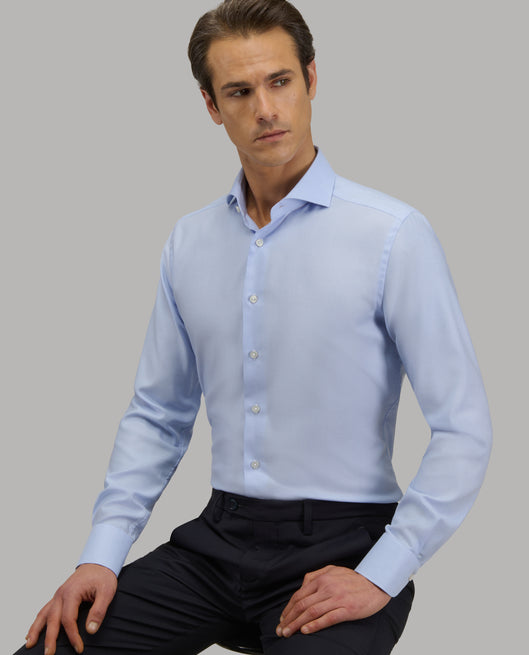 Shirt man xacus pattern textured light blue_6