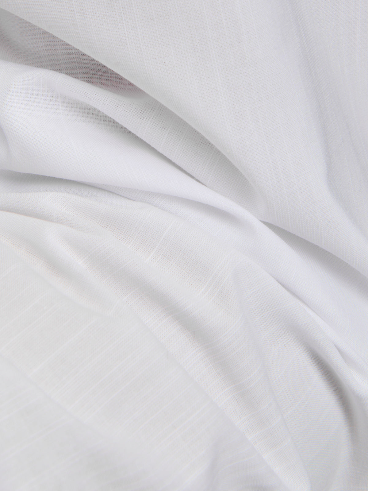 Camisa Cuello Francés Liso Popelina Blanco