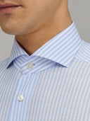 Shirt man xacus stripe poplin light blue_2