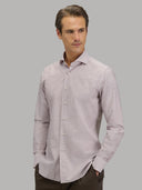 Shirt man xacus stripe poplin brown_6