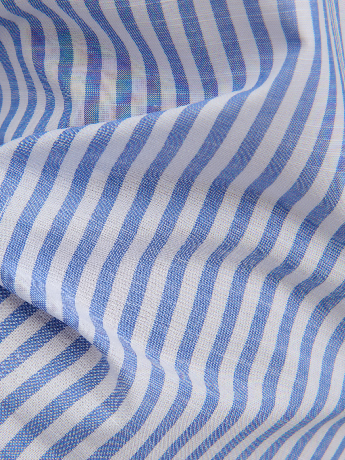 Shirt Collar Cutaway Stripe Poplin Blue