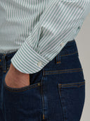 Shirt man xacus stripe poplin sage green_5