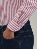 Shirt man xacus stripe poplin dark red_5