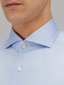 Shirt man xacus solid colour twill deep sky blue_2