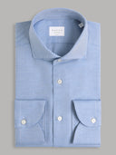 Shirt man xacus solid colour twill deep sky blue_1