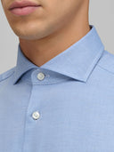 Shirt man xacus solid colour twill deep sky blue_2
