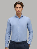 Shirt man xacus solid colour twill deep sky blue_3