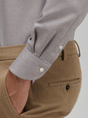 Shirt man xacus solid colour twill beige_5