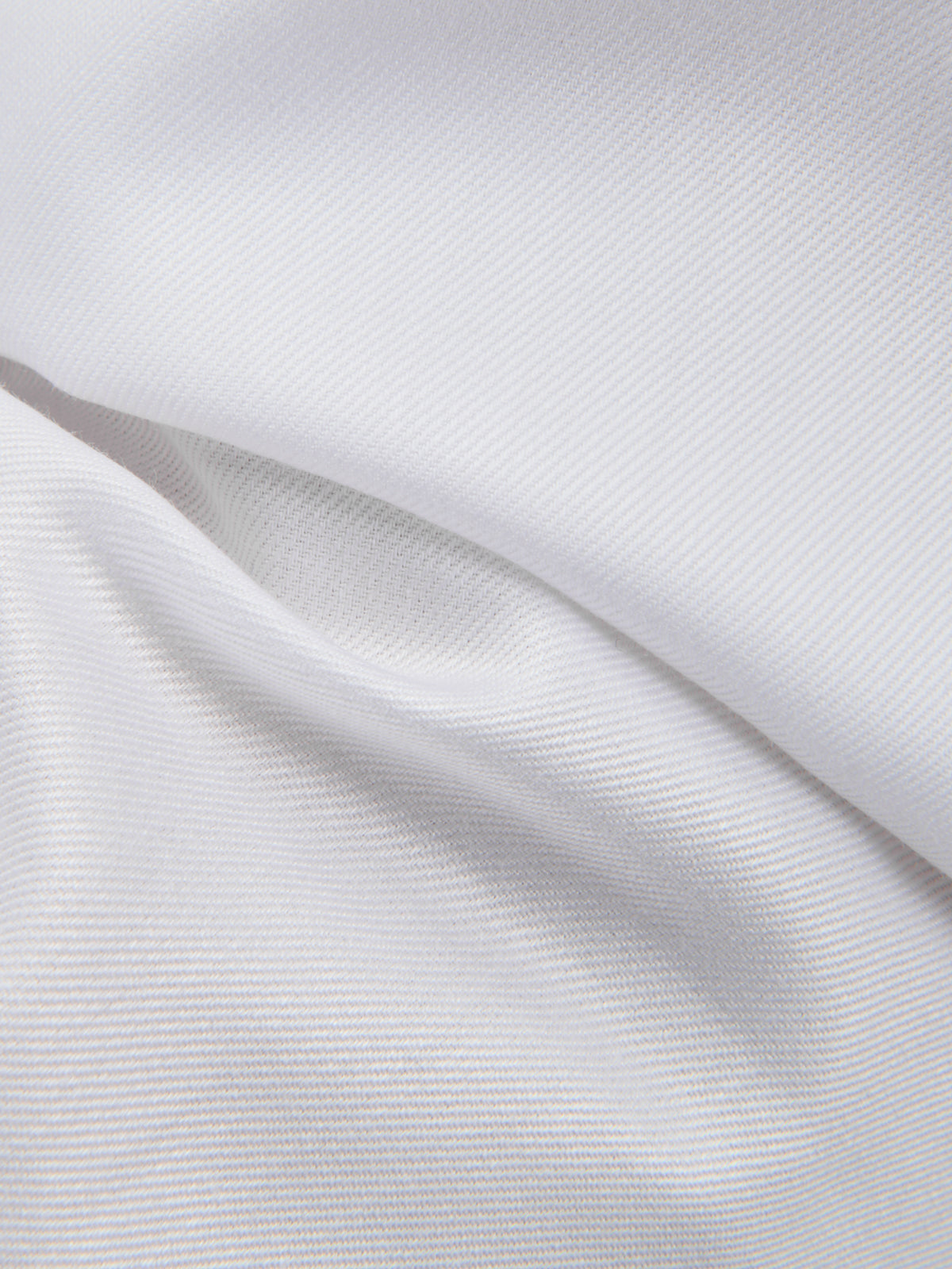 Camisa Cuello Italiano Liso Sarga Blanco