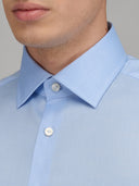Shirt man xacus solid colour oxford light blue_2