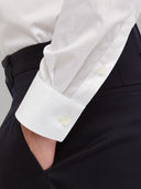 Shirt man xacus solid colour twill white_5