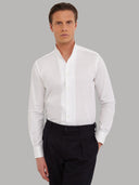 Shirt man xacus solid colour twill white_6