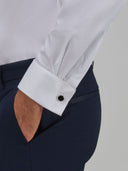 Shirt man xacus solid colour twill white_5