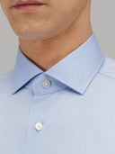 Shirt man xacus solid colour twill deep sky blue_2