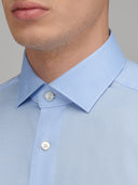 Shirt man xacus solid colour oxford light blue_2