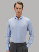 Shirt man xacus stripe twill light blue_2