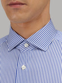 Shirt man xacus stripe twill blue_2