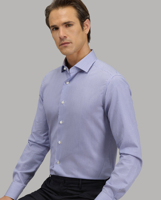 Shirt man xacus stripe twill blue_6