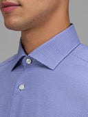 Shirt man xacus check twill dark blue_2