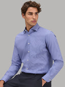 Shirt man xacus check twill dark blue_6