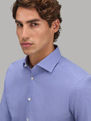 Shirt man xacus check twill dark blue_7