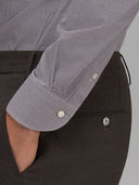 Shirt man xacus check twill brown_5