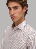 Shirt man xacus stripe twill ochre_7