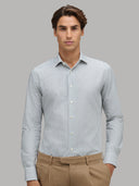 Shirt man xacus stripe twill sage green_3