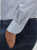 Shirt man xacus stripe twill airforce blue_5