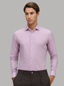 Shirt man xacus solid colour twill dark pink_3
