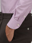 Shirt man xacus solid colour twill dark pink_5