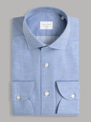 Shirt man xacus solid colour twill blue_1