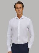 Shirt man xacus solid colour oxford white_3