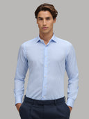 Shirt man xacus stripe twill light blue_3