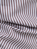 Shirt man xacus stripe twill dark brown_4